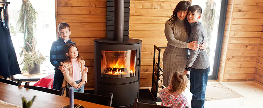Morso Cast Iron Fireplace Insert Installation in Chelsea, Massachusetts
