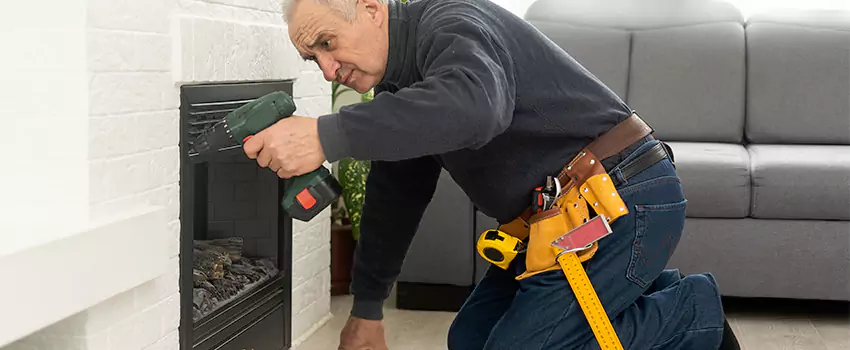 New Indoor Fireplace Installation in Chelsea, Massachusetts
