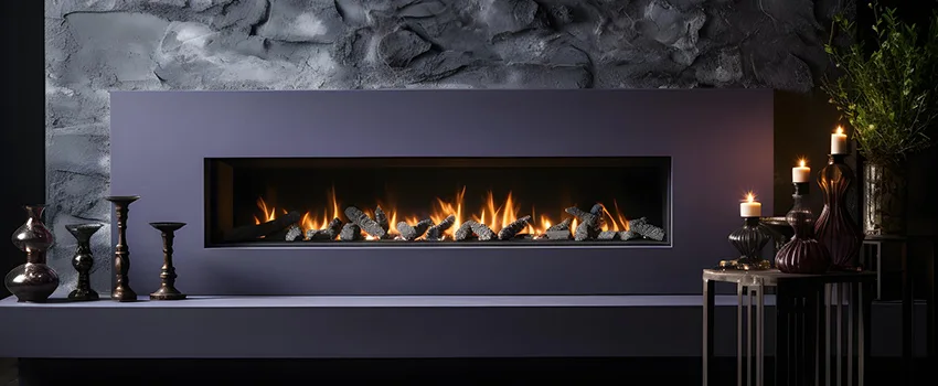 Ember Bed for Ventless Gas Fireplace in Chelsea, MA